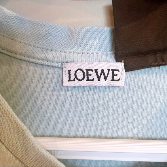 LOEWE Crewneck Short-Sleeve Mermaid-Print Cotton Tee - Picture 5 of 9